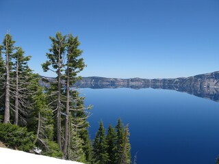 Spring in Crater Lake, Oregon