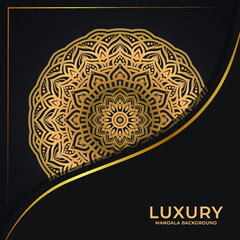 Luxury mandala round ornament pattern background