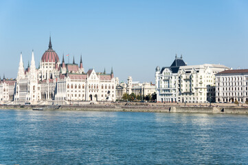 Fototapeta premium The Hungarian Parliament Building in Budapest