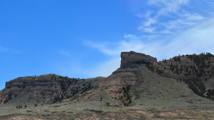 Fototapeta na wymiar Crown Rock, Scotts Bluff National Monument, Nebraska