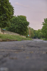 road in the park