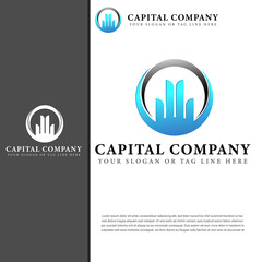 Capital company logo design