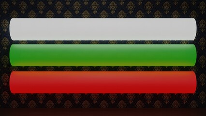 Flag of the country of Bulgaria