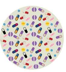 pills keychain svg, Keychain pills SVG, Key Ring Pattern, Key Ring svg, Round Pattern svg, keyring svg, medical patterns svg, nurse keychain
