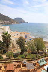Fototapeta na wymiar almería san josé playa pueblo costa mar mediterráneo 4M0A3857-as22