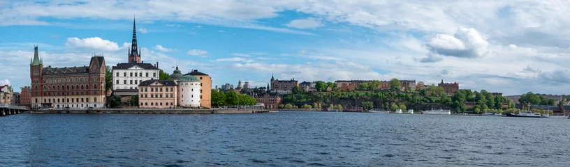 Poster View of Gamla Stan, Old Town in Stockholm, the capital of Sweden © anderm