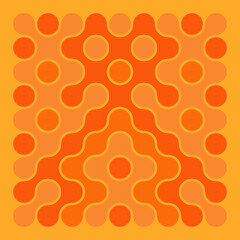 Multicolor truchet tiling connections illustration