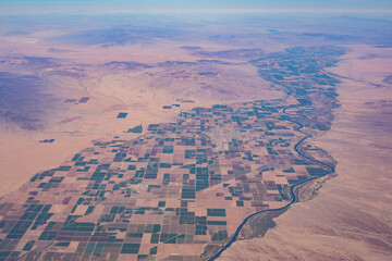 Aerial View of east Riverside County