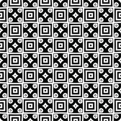 Obraz na płótnie Canvas Abstract background with black and white pattern. Unique geometric vector swatch. Perfect for site backdrop, wrapping paper, wallpaper, textile and surface design. 