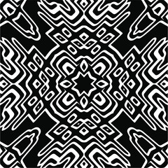 Abstract background with black and white pattern. Unique geometric vector swatch. Perfect for site backdrop, wrapping paper, wallpaper, textile and surface design. 