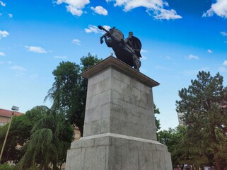 King Alexander Karadjordjevic statue in Niš, Serbia