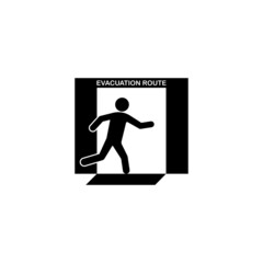 Evacuation Route icon.