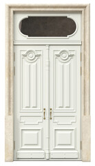 Entrance classic doors for the house