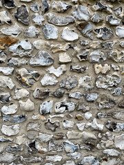 Sea stones wall texture background from United Kingdom