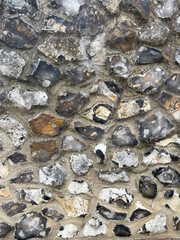 Sea stones wall texture background from United Kingdom