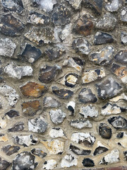 Sea stones wall texture background from United Kingdom