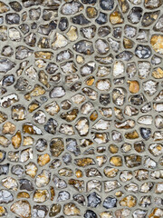 Sea stones wall texture background from United Kingdom