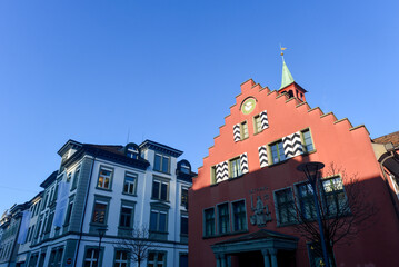 Rathaus Rheineck, Kanton St. Gallen in der Ostschweiz
