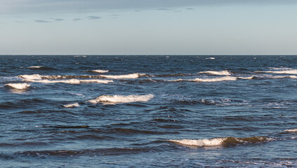 waves on the beach