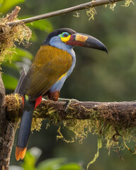 Plate-billed Mountain Toucan in Ecuador © Dee Carpenter