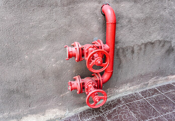 Fototapeta premium Fire hydrant outlet for emergency