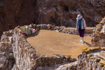 Salina de Maras no Vale de Urubamba