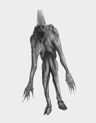 Dark fantasy character concept, zombie sketch 