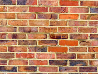 Obraz premium Red bricks wall texture background resource