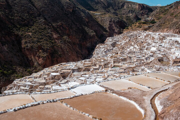 Salina de Maras no Vale de Urubamba