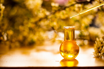 oil in a bottle