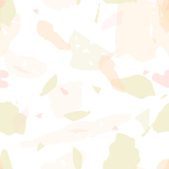 Terrazzo seamless pattern. Pastel  venetian