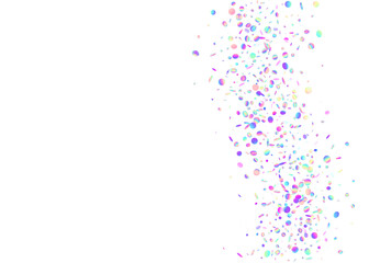 Hologram Texture. Kaleidoscope Tinsel. Retro Colorful Decoration. Disco Design. Fiesta Art. Fantasy Foil. Violet Party Glitter. Holographic Sparkles. Purple Hologram Texture