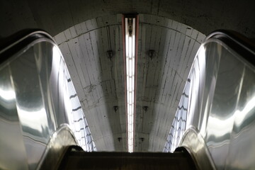 Metro station, tunnel, underground