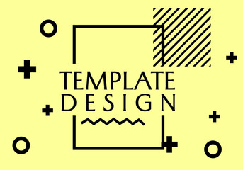 Obraz premium abstract geometric style banner. trendy design for cover, banner, website
