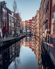 Canal houses, Amsterdam, Netherlands.