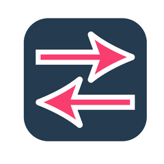 Arrow, arrows, transfer icon