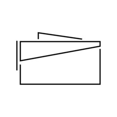 Ammo box geocache hide vector