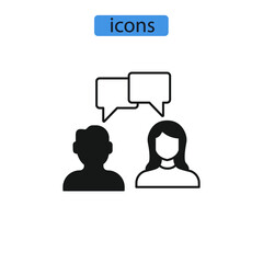 Communication icons  symbol vector elements for infographic web