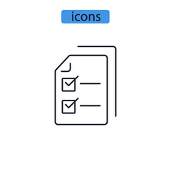 plan health schedule icons  symbol vector elements for infographic web