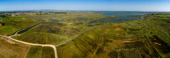 Aerial View of rural landscape