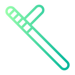 Obraz premium baton gradient icon