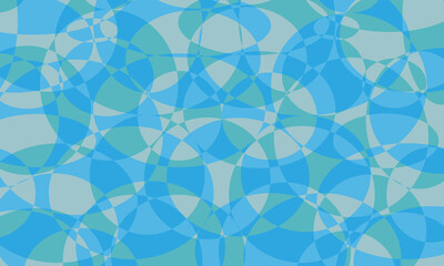 円で描いた爽やかな色合いの背景素材