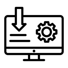 cost optimization line icon