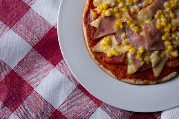 Pizza gourmet y snacks