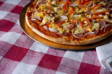 Pizza gourmet y snacks