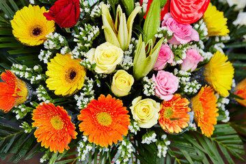 bouquet of colorful flowers