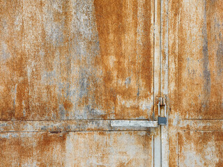 Rusty metal plate texture for background
