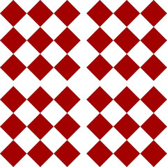 the chess red square design