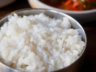 한국음식 흰밥, 식사