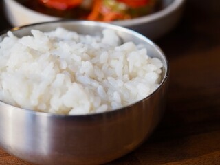 한국음식 흰밥, 식사